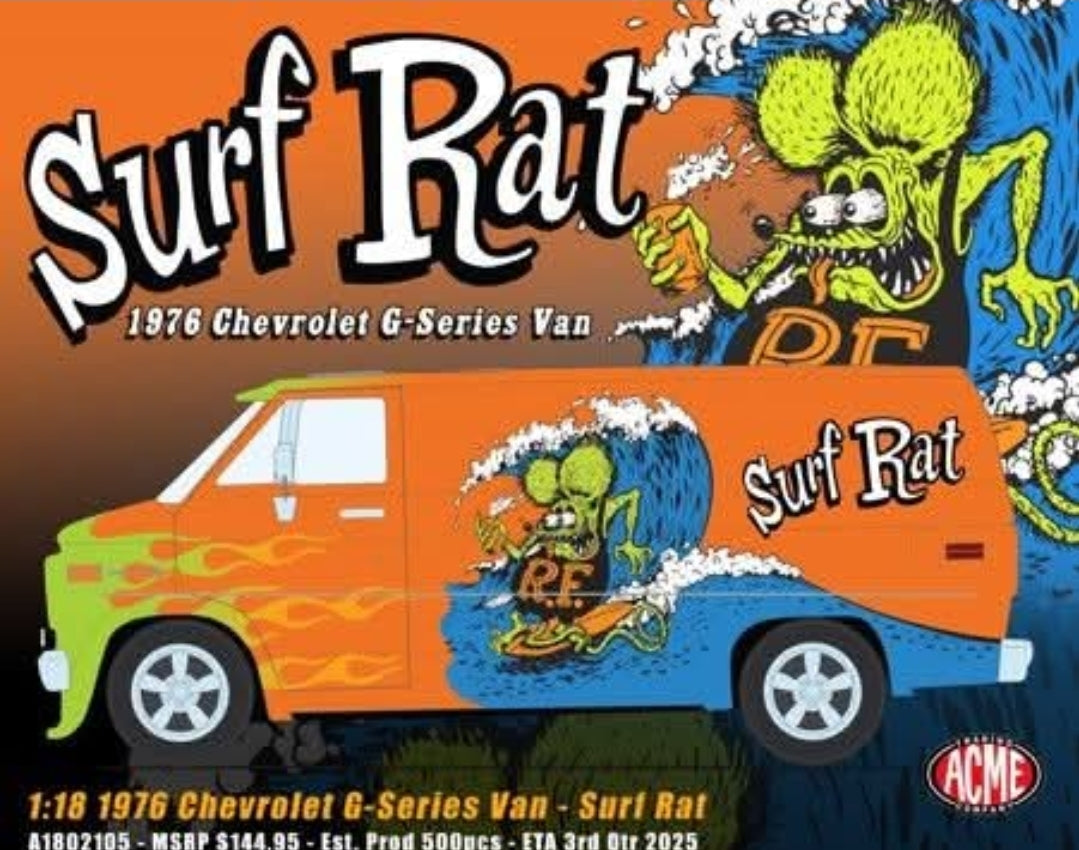(PRE-ORDER Q3, 2025) 1976 Chevrolet G-Series Van - Rat Fink