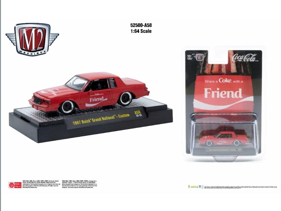 1987 BUICK GRAND NATIONAL Share a COKE "FRIEND" (Coca-Cola)