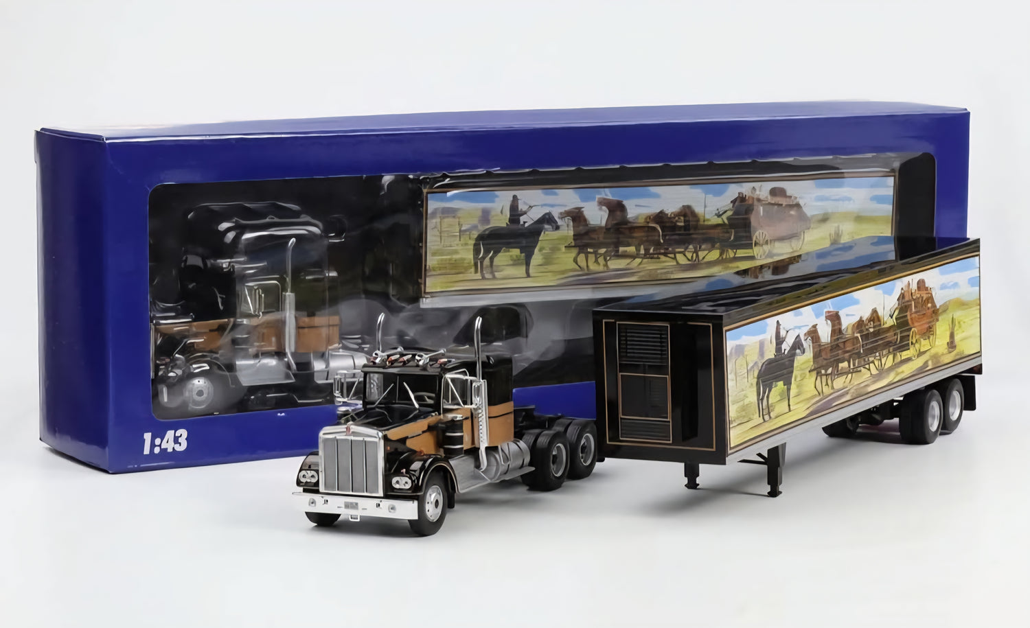WERK83 1/43- &quot;Smokey and the Bandit&quot; 1977 Kenworth W925 Semi Trailer Truck