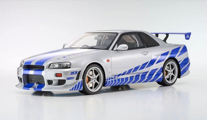 (PRE-ORDER 2026) KYOSHO 1:12 - Nissan Skyline R34 GT-R (2 FAST 2 FURIOUS 2003)