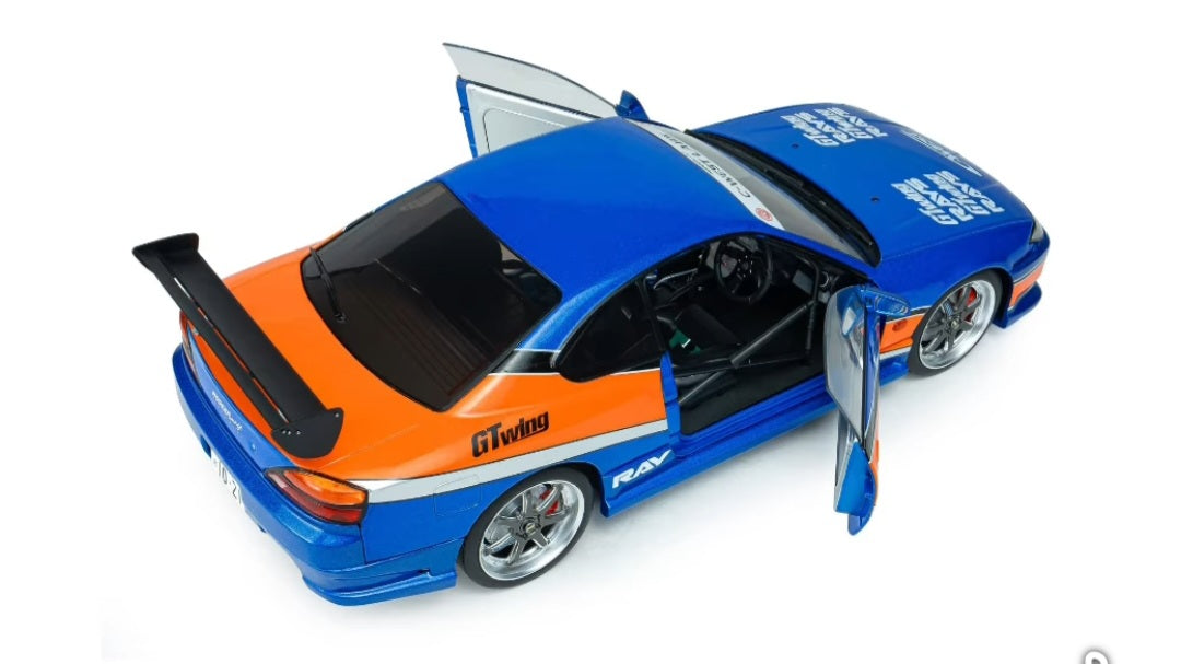 (PRE-ORDER 2026) SOLIDO 1/18 -Nissan Silvia S15 Spec S Tokyo Drift Mona Lisa "Fast and Furious"