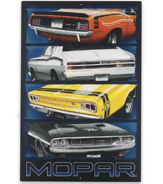 Mopar Dodge Bumpers Metal Sign