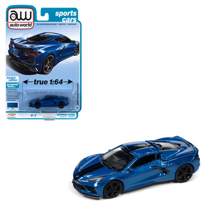 2020 C8 Chevrolet Corvette (Elkhart Lake Blue) 1:64