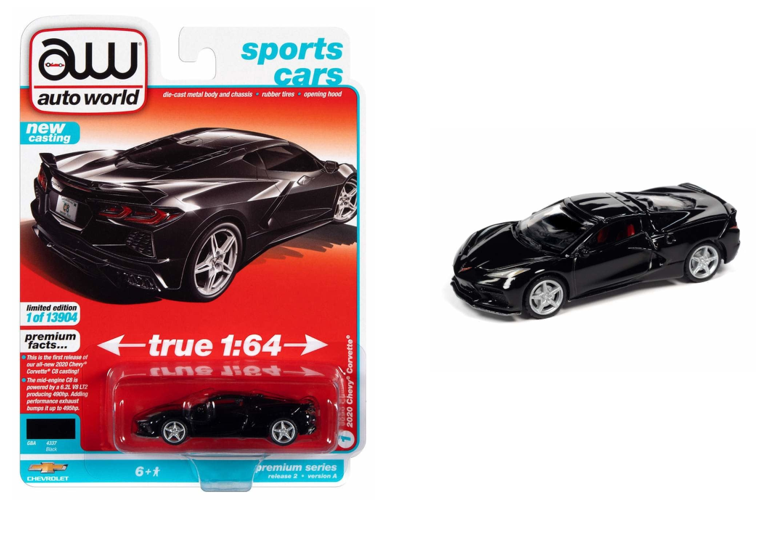 2020 Chevrolet Corvette in (Black) 1/64