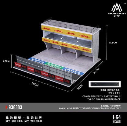 MoreArt 1/64-PORSCHE CARRERA CUP ASIA SCENE MO936303