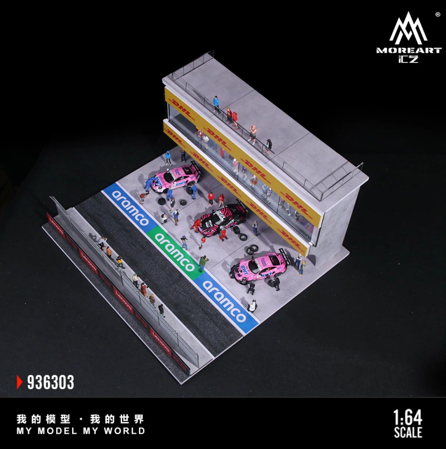 MoreArt 1/64-PORSCHE CARRERA CUP ASIA SCENE MO936303