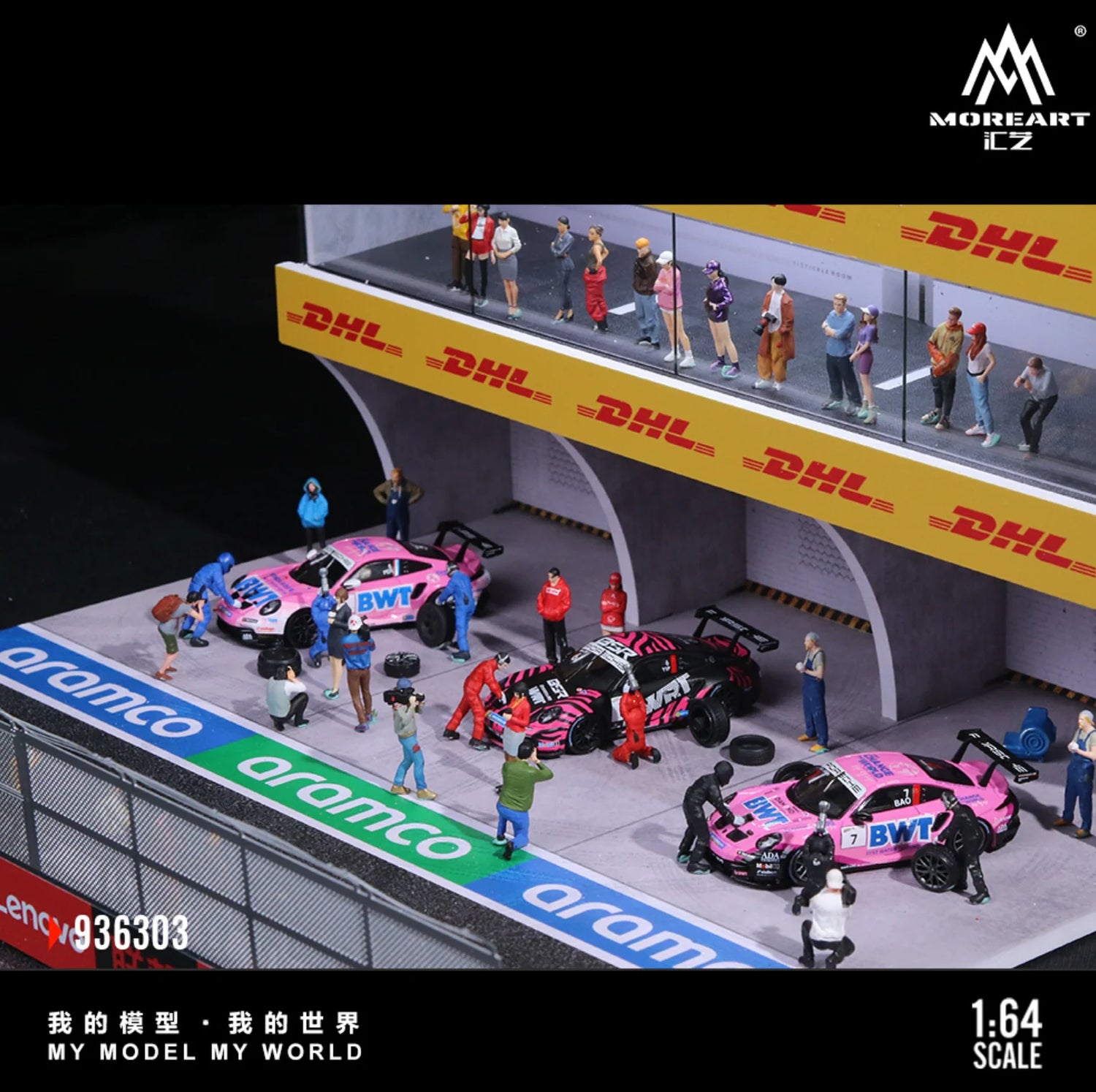 MoreArt 1/64-PORSCHE CARRERA CUP ASIA SCENE MO936303
