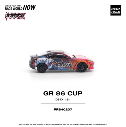 POPRACE 1/64 Toyota GR86 Cup - "1087x" - PR640207