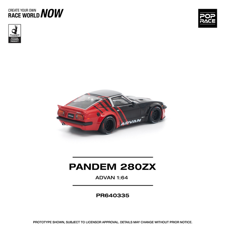 (PRE-0RDER 2025) POPRACE 1/64 - Pandem 280ZX - &quot;Advan&quot; - PR640335