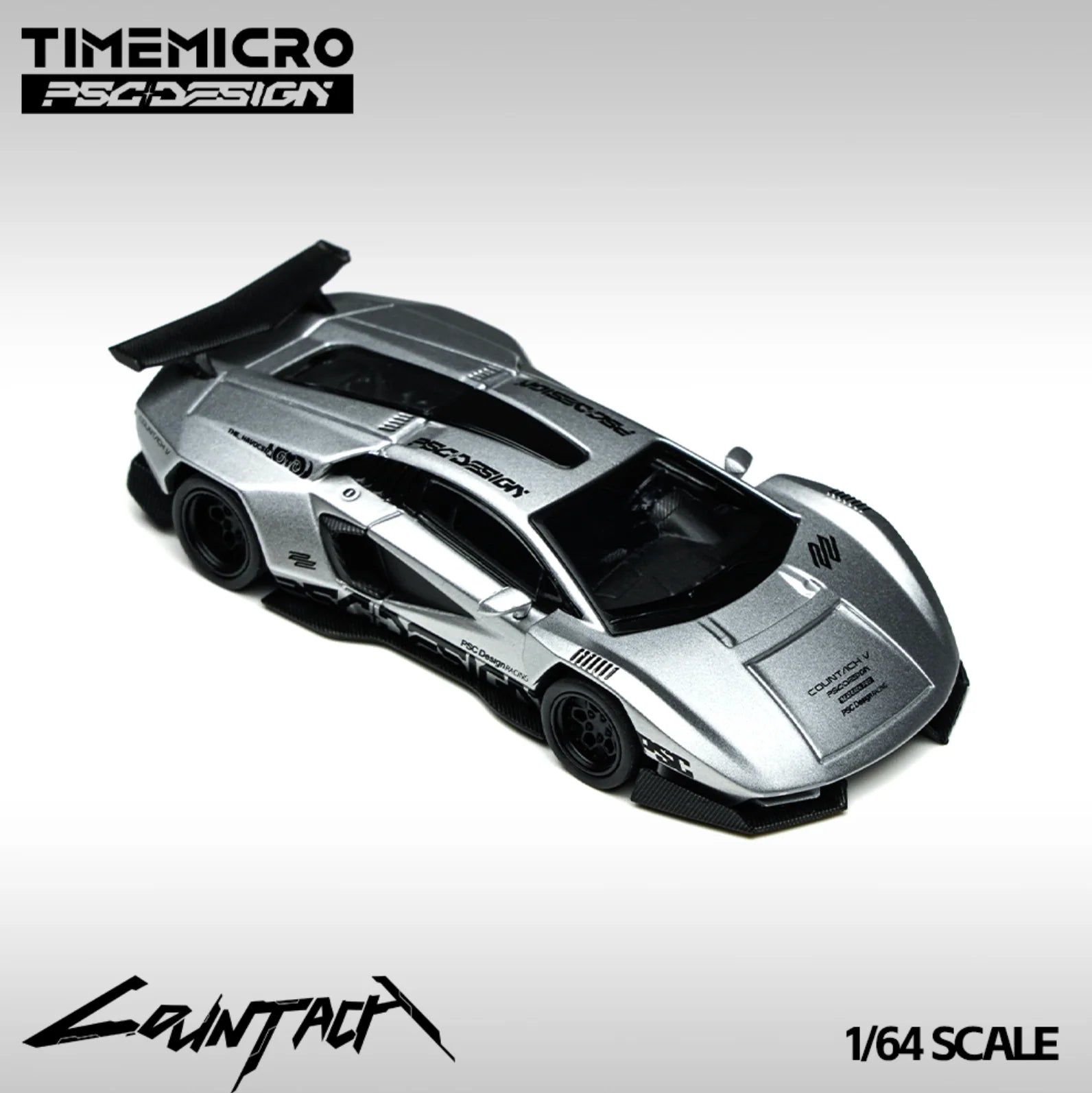 Time Micro x PSC DESIGN 1:64-Lamborghini Countach “V”  TM647704