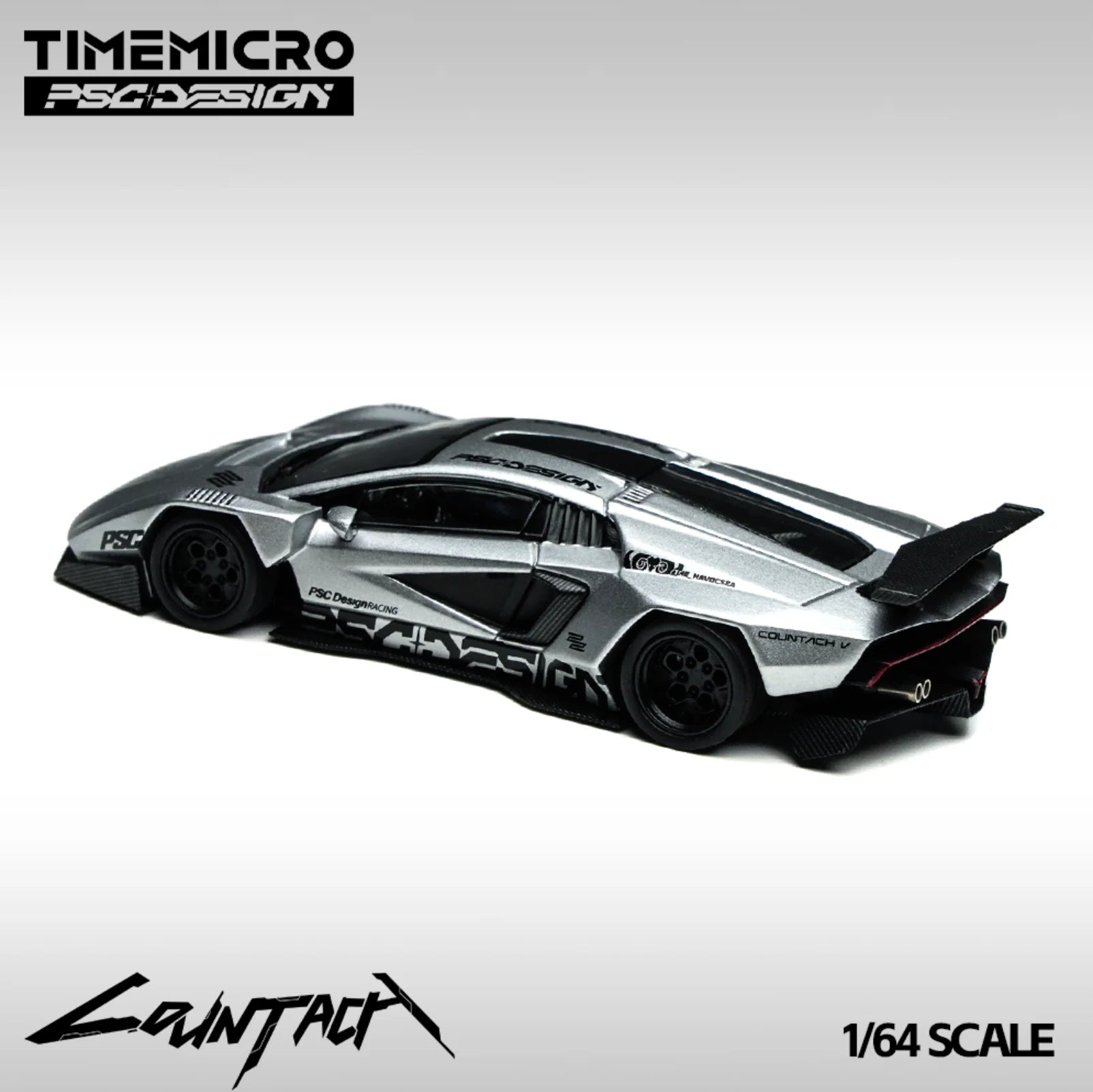 Time Micro x PSC DESIGN 1:64-Lamborghini Countach “V”  TM647704