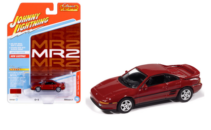 Johnny Lightning- 1991 Toyota MR2 (Crimson Red) JLCG034A-4