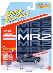 Johnny Lightning- 1991 Toyota MR2 (Bluish Grey Argentum Poly) JLCG034B-4