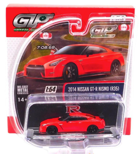 GreenLight Premium Événement Exclusif 1:64 2014 Nissan GT-R R35 Rouge GLP-683009