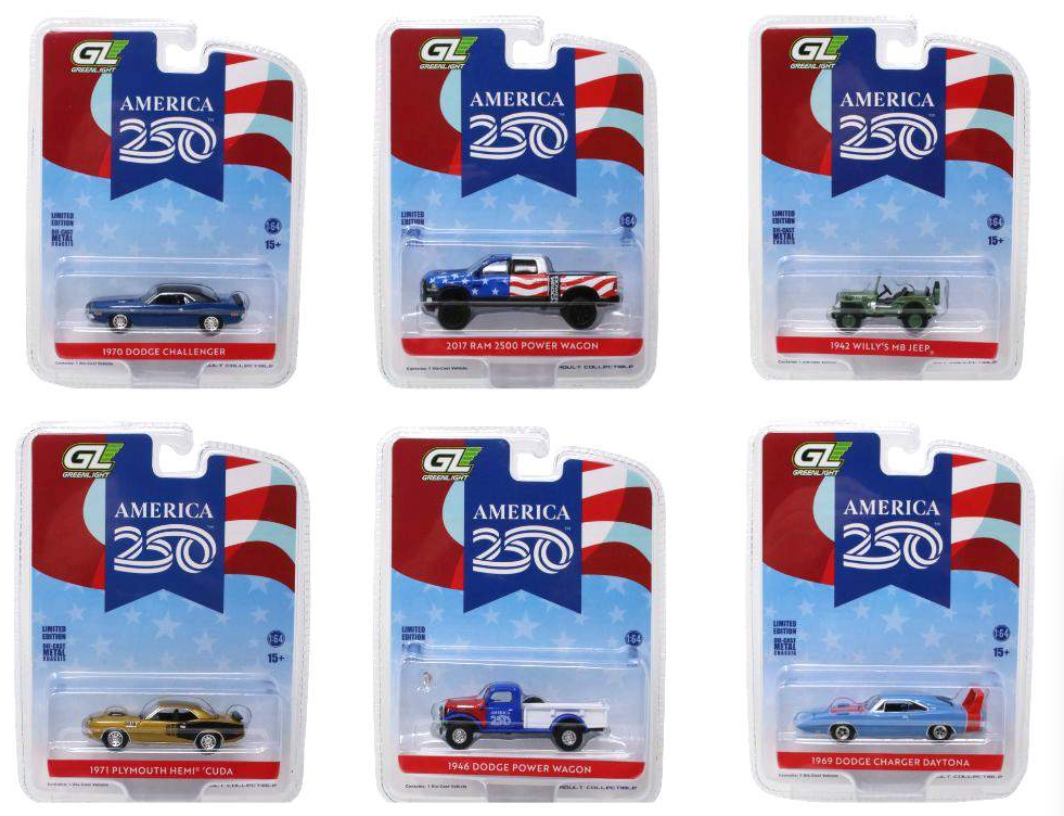 Anniversary Collection Series 18 Set of 6 GreenLight 1:64 – GL28180