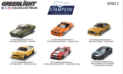 GreenLight 1:64 The Mustang Stampede Series 2 – 6-Car Set – GL125402