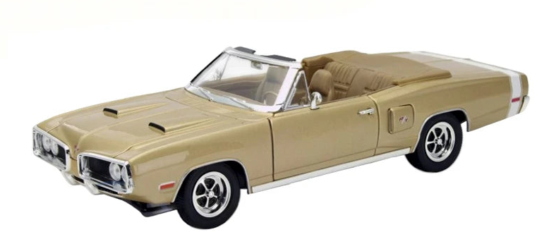 1970 Dodge Coronet R/T Cream / Gold – Lucky Diecast 1:18 – 92548C