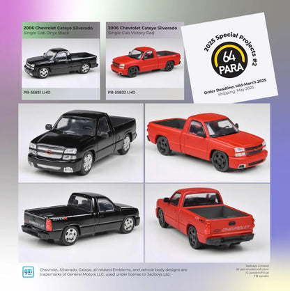 (PRE-ORDER, 2025) 2006 Chevrolet Silverado Single Cab Victory Red, PB-55832