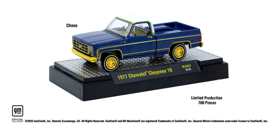CHASE CARS-M2 Machines -1977 Chevrolet Cheyenne 10 (CHASE-31500-MJS87)