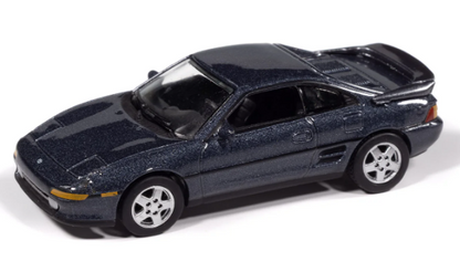 Johnny Lightning- 1991 Toyota MR2 (Bluish Grey Argentum Poly) JLCG034B-4