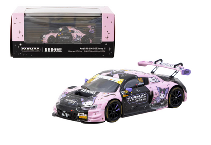TARMAC WORKS HOBBY43 1/64- LB-Audi R8 LMS GT3 evo II Kuromi - Uno Racing Macau GT Cup T64-043-24MGP10