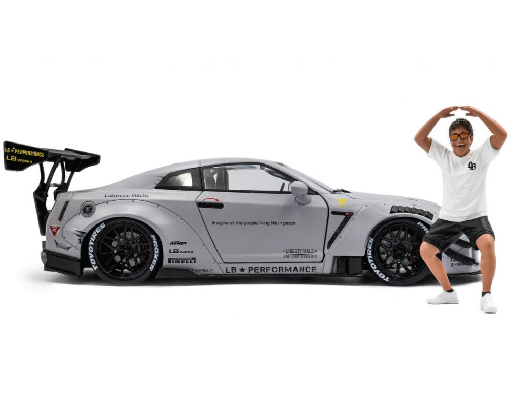 (LIMIT 1 PER CLIENT) NISSAN GT-R (R35) LBWK TYPE 2.0 WITH WATARU KATO-SAN FIGURE