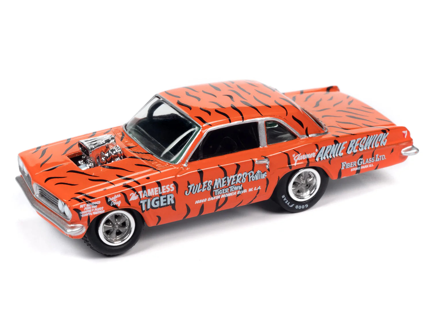 1963 Pontiac Tempest Funny Farmer (Orange w/Tiger Stripes)