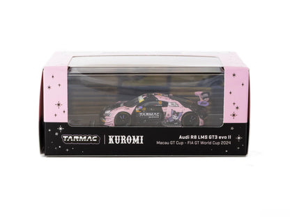 TARMAC WORKS HOBBY43 1/64- LB-Audi R8 LMS GT3 evo II Kuromi - Uno Racing Macau GT Cup T64-043-24MGP10