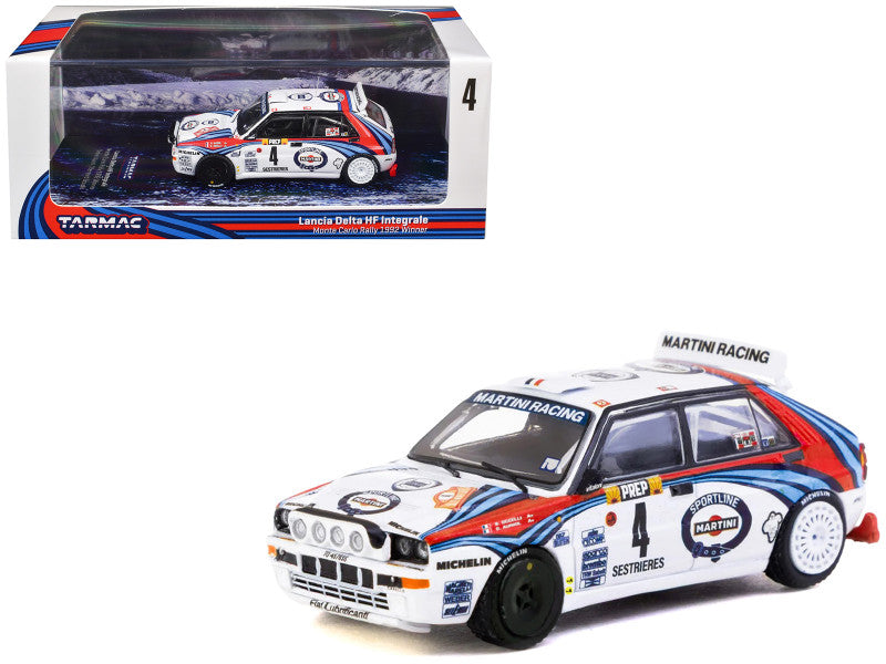 Tarmac Works Hobby64 1:64 Lancia Delta HF Integrale Monte Carlo Rally 1992 Winner 