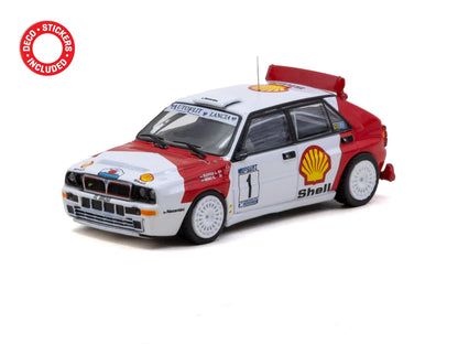 Tarmac Works Hobby64 1:64 Lancia Delta HF Integrale – Vainqueur Mogürt-Salgó Rallye 1993 – László Sen Ranga / Ernő Büki – T64-049-93MSR01