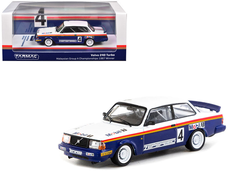 Tarmac Works 1:64-Volvo 240 Turbo Malaysian Group A Championships 1987 Winner Per-Gunnar Andersson