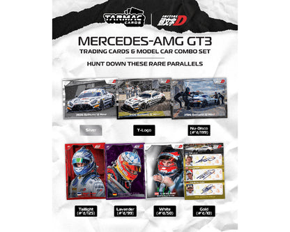 (PRE-ORDER 2026) Tarmac Works 1:64 Mercedes-AMG GT3 Bathurst 12h 2026 Combo avec cartes T64-062-26BH77