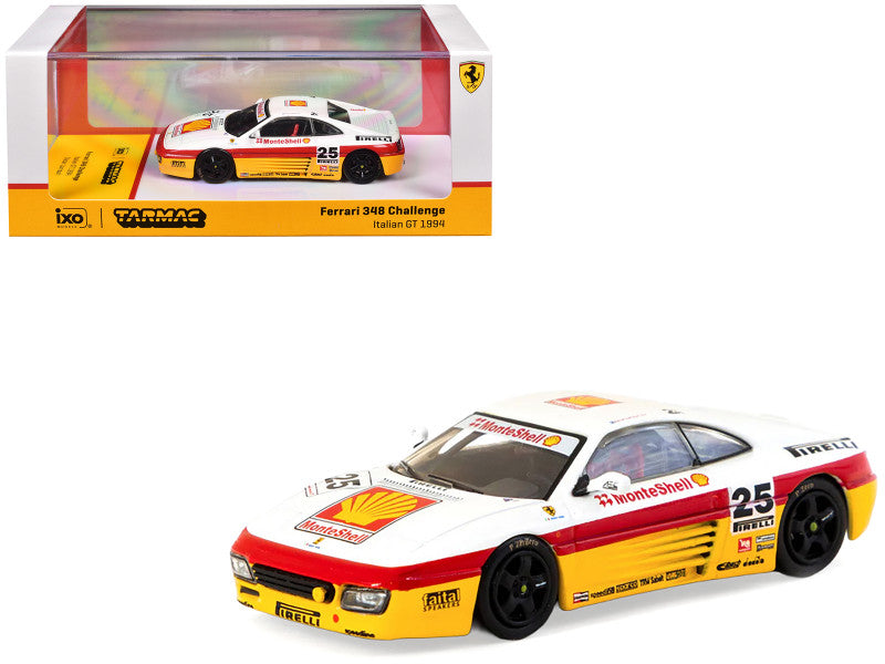 Tarmac Works 1:64-Ferrari 348 Challenge Italian GT 1994 Oscar Larrauri (T64-082-94IGT25)
