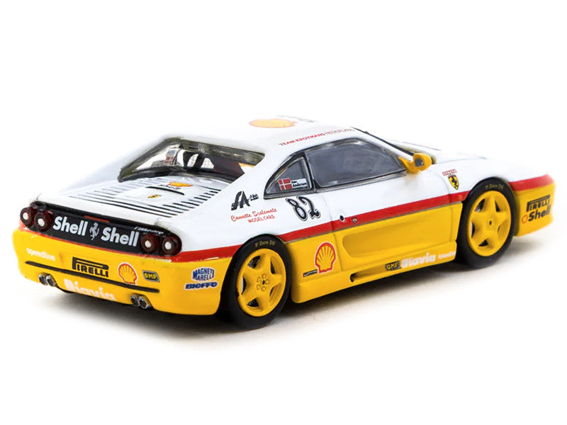Tarmac Works Hobby64- Ferrari Shell F355 Challenge 1999 D. Peter Andersen T64-083-99CHA82