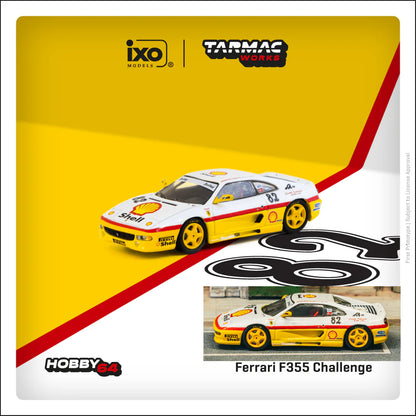 Tarmac Works Hobby64- Ferrari Shell F355 Challenge 1999 D. Peter Andersen T64-083-99CHA82