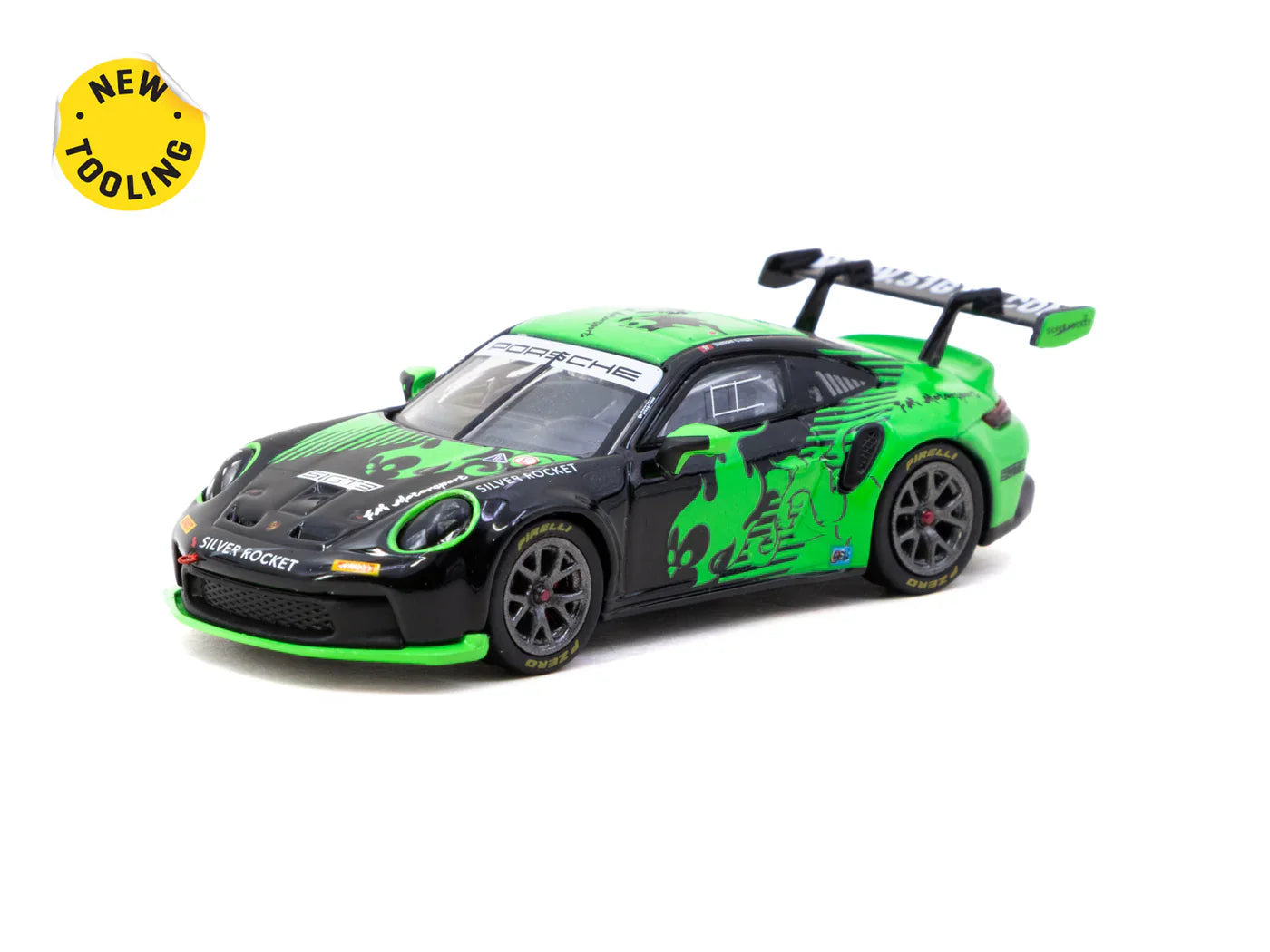 TARMAC WORKS  HOBBY64  1/64- Porsche 911 GT3 Cup (992) Fire Monkey Motorsport T64-093-FMM