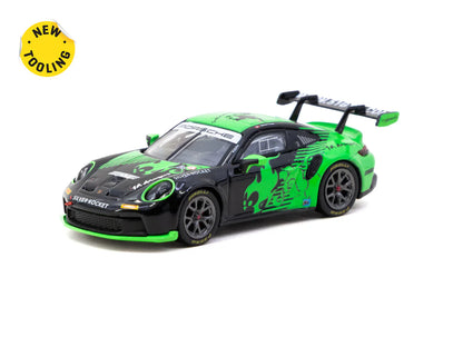 TARMAC WORKS  HOBBY64  1/64- Porsche 911 GT3 Cup (992) Fire Monkey Motorsport T64-093-FMM