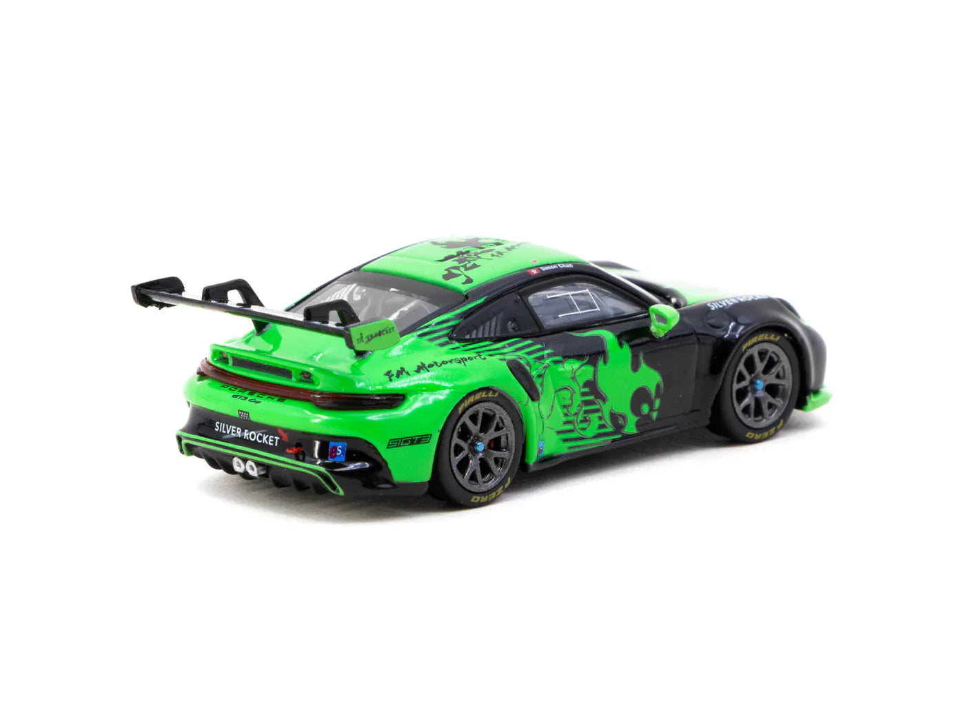 TARMAC WORKS  HOBBY64  1/64- Porsche 911 GT3 Cup (992) Fire Monkey Motorsport T64-093-FMM