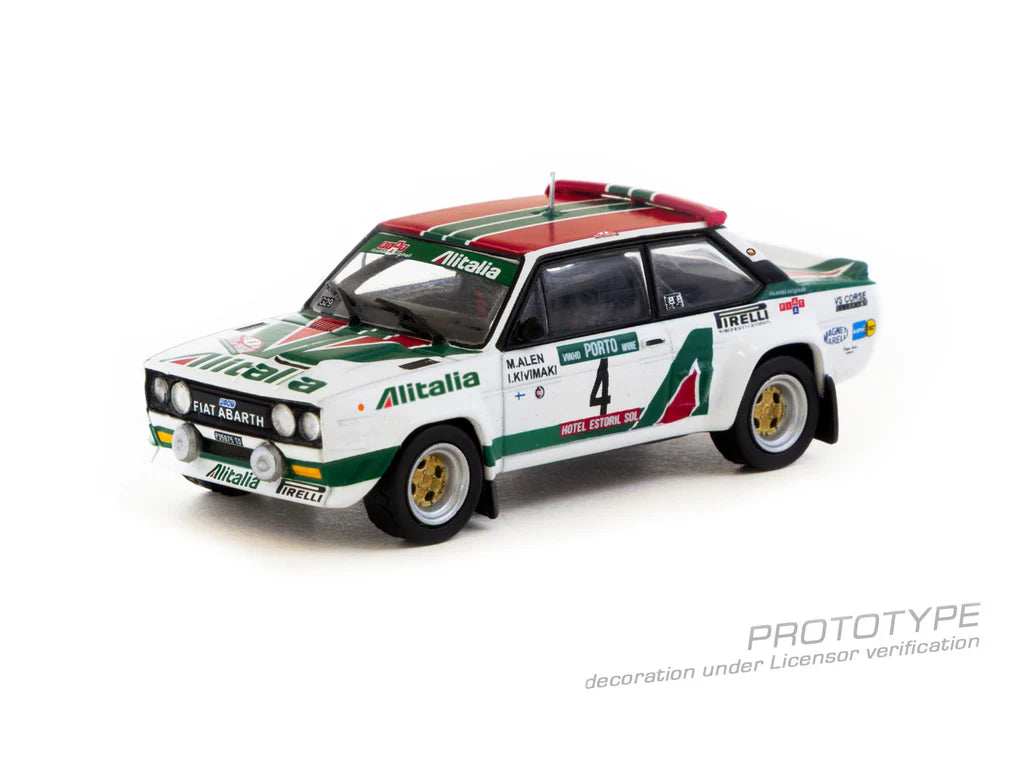 Tarmac Works Hobby64 1:64 Fiat 131 Abarth Rally Rallye de Portugal 1978 Winner 