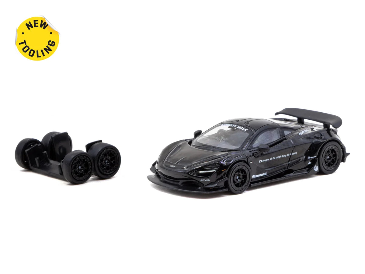 (PRE-ORDER 2026) Tarmac Works 1:64- LB-WORKS 720S Black T64-106-BK