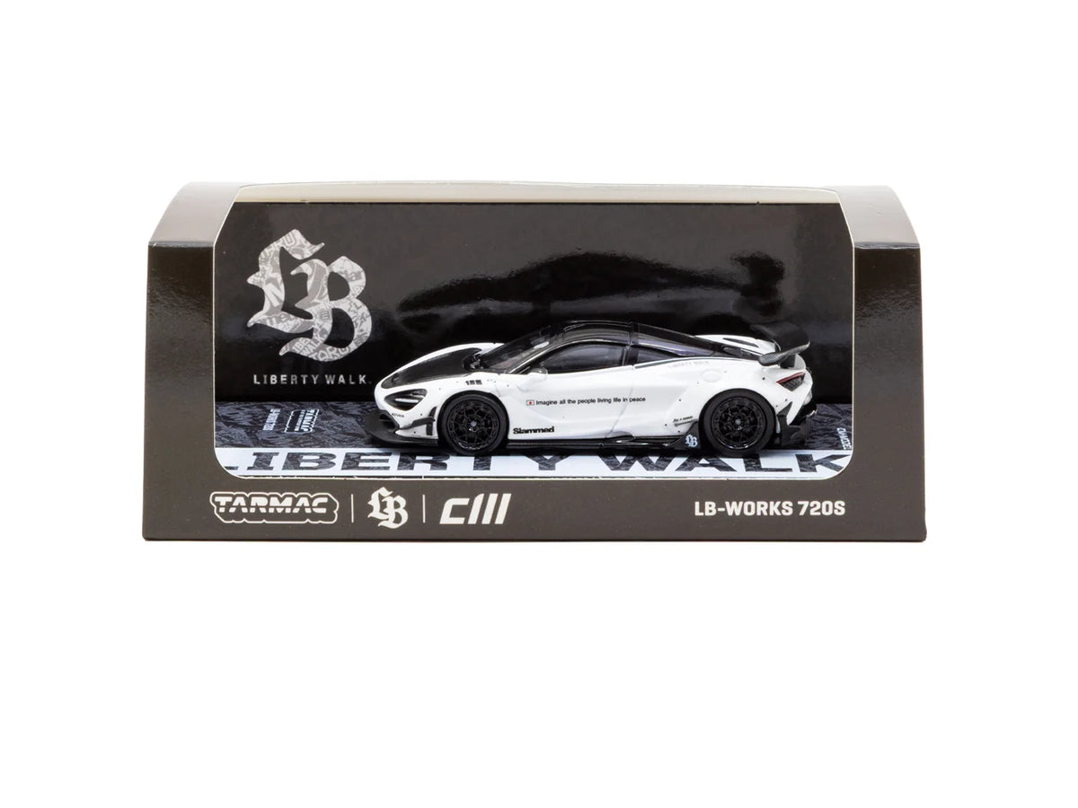 (PRE-ORDER 2026) Tarmac Works 1:64- LB-WORKS 720S White T64-106-WH