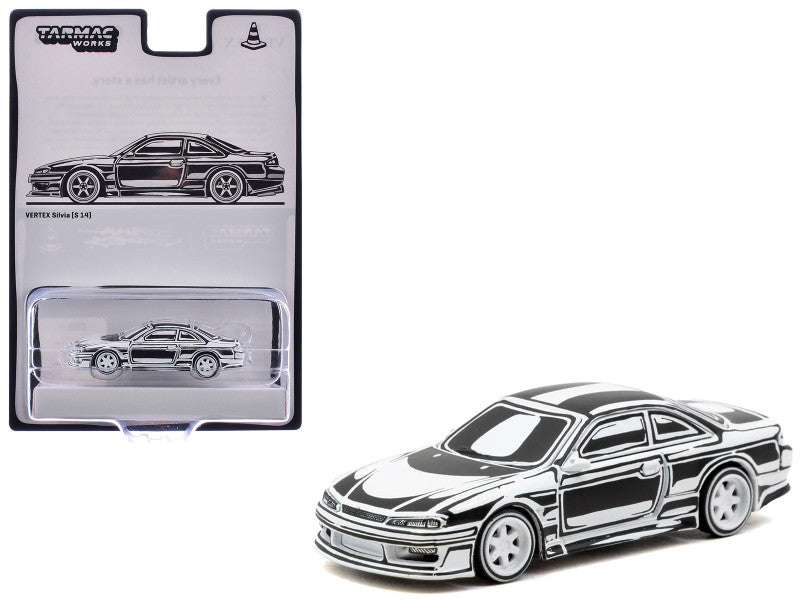Tarmac Works Vertex Silvia S14 Designed by JOSHUA VIDES Global64 1:64 - T64G-018-JV
