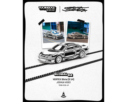 Tarmac Works Vertex Silvia S14 Designed by JOSHUA VIDES Global64 1:64 - T64G-018-JV