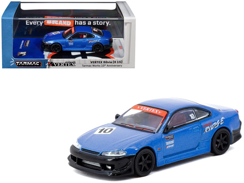 TARMAC WORKS GLOBAL64 1/64 VERTEX Silvia (S 15) Tarmac Works 10th Anniversary T64G-023-10TH
