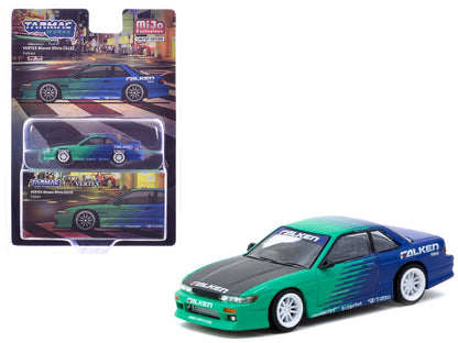 Tarmac Works 1:64-VERTEX Nissan Silvia (S13) Falken T64G-025-FA