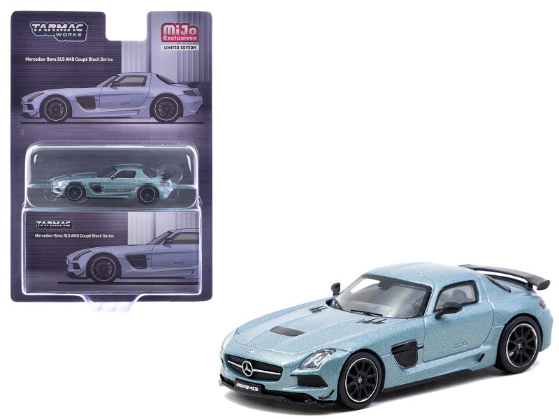Tarmac Works 1:64, Mercedes-Benz SLS AMG Coupé Black Series Matte Blue T64G-027-MB