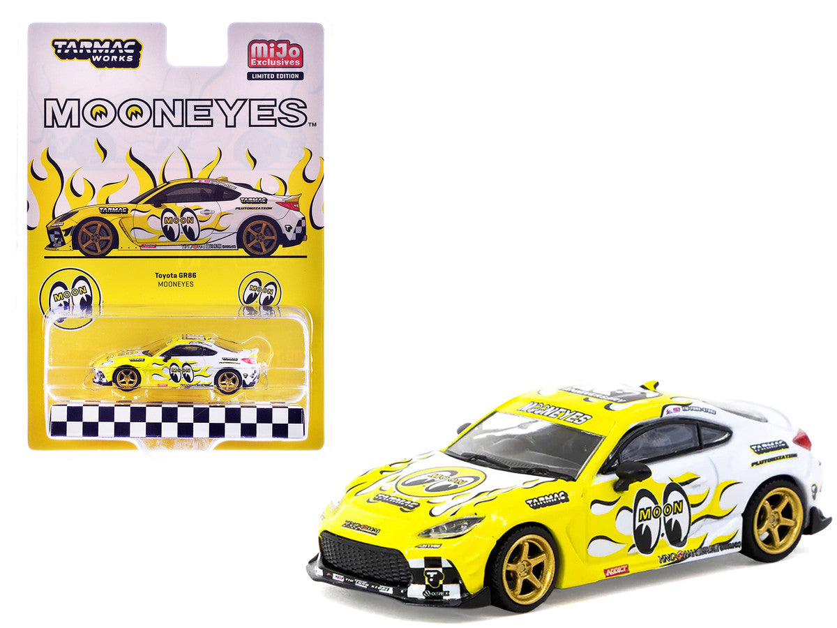 TARMAC WORKS GLOBAL64 1/64-Toyota GR86 RHD "MoonEyes" T64G-038-MOON