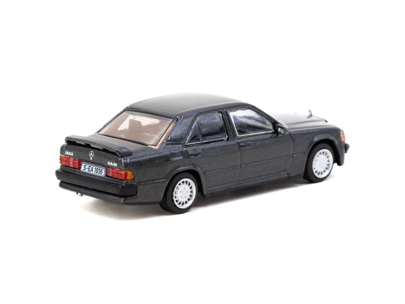 TARMAC WORKS GLOBAL64 1/64-Mercedes-Benz 190 E 2.3-16 Blue-Black metallic T64G-047-BK