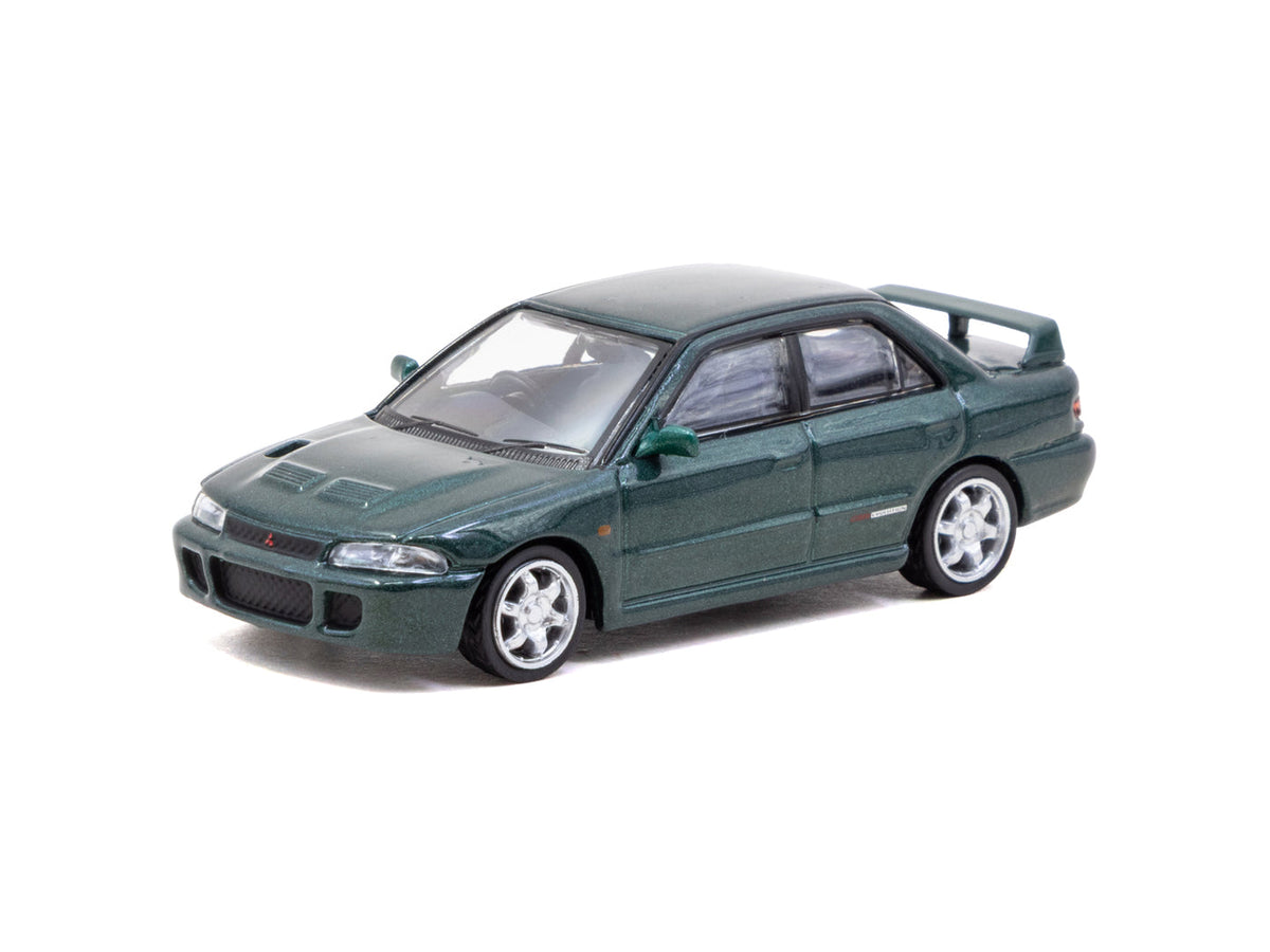 Tarmac Works Global64 1:64 Mitsubishi Lancer GSR Evolution – Vert métallisé – T64G-048-GR