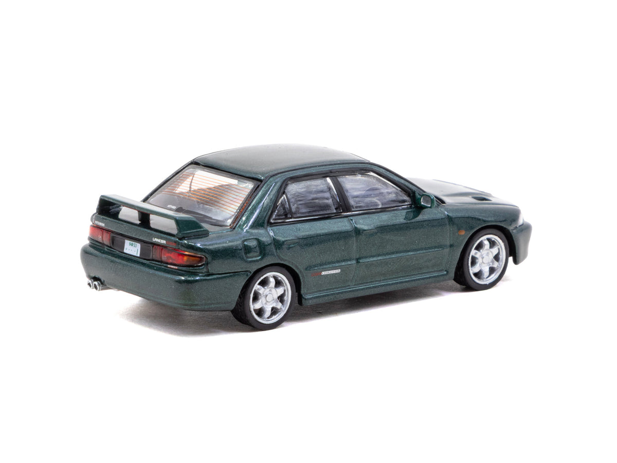 Tarmac Works Global64 1:64 Mitsubishi Lancer GSR Evolution – Vert métallisé – T64G-048-GR